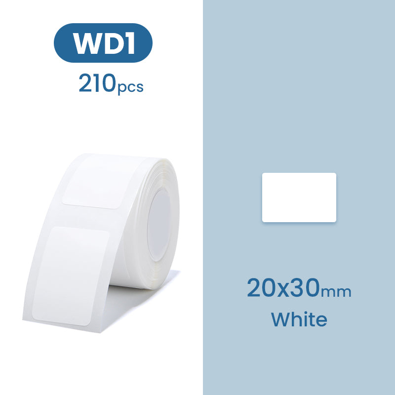 Wider Label - White - Materiol
