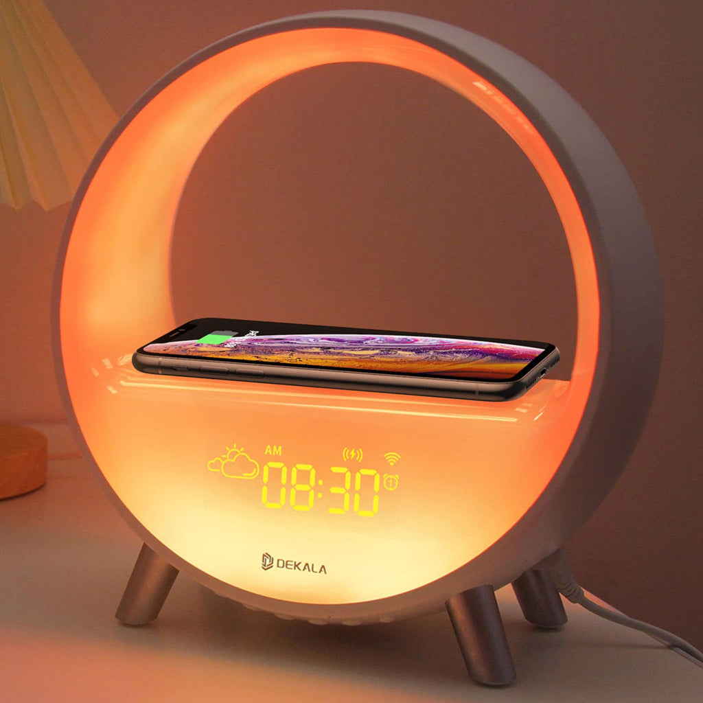 Gradual Sunrise Alarm Clock with Wireless Charging - Materiol