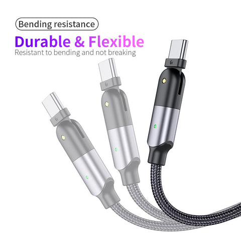Rotating 100W USB Charging Cable - Materiol