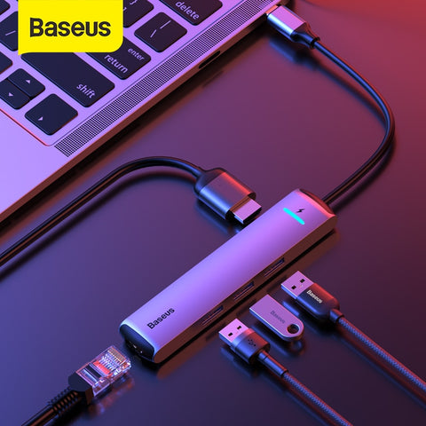Baseus™ 6-in-1 Intelligent Extension Dock - Materiol