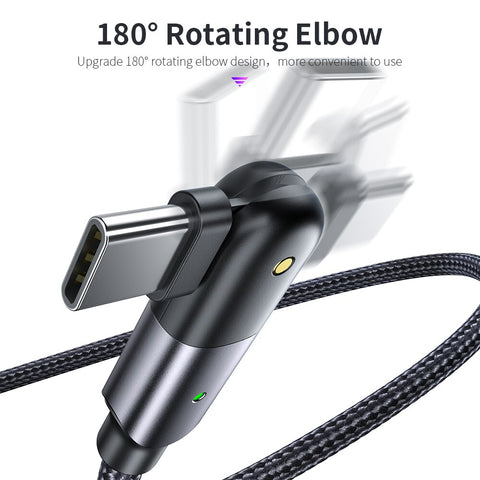 Rotating 100W USB Charging Cable - Materiol