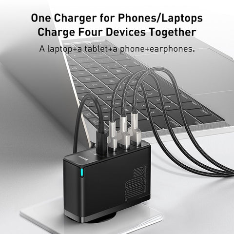 Baseus 100W 4-Port GaN II Charging Station - Materiol