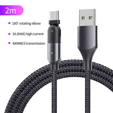 Rotating 100W USB Charging Cable - Materiol