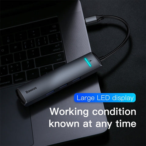 Baseus™ 6-in-1 Intelligent Extension Dock - Materiol